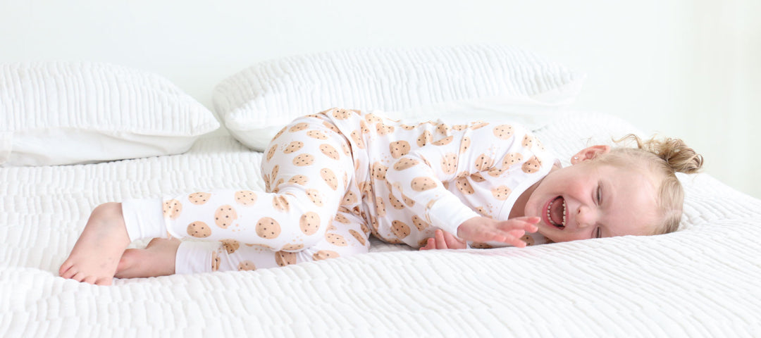 cookie print bamboo pajamas