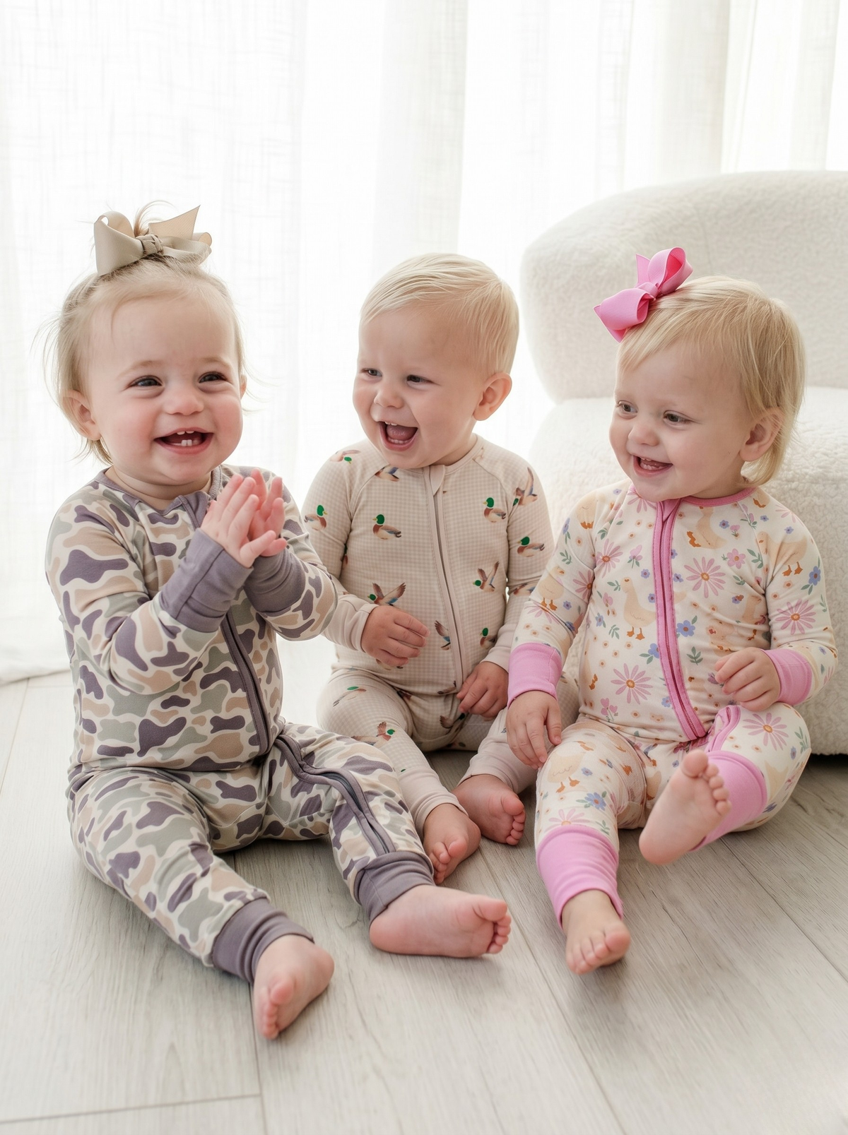 Range of romper prints