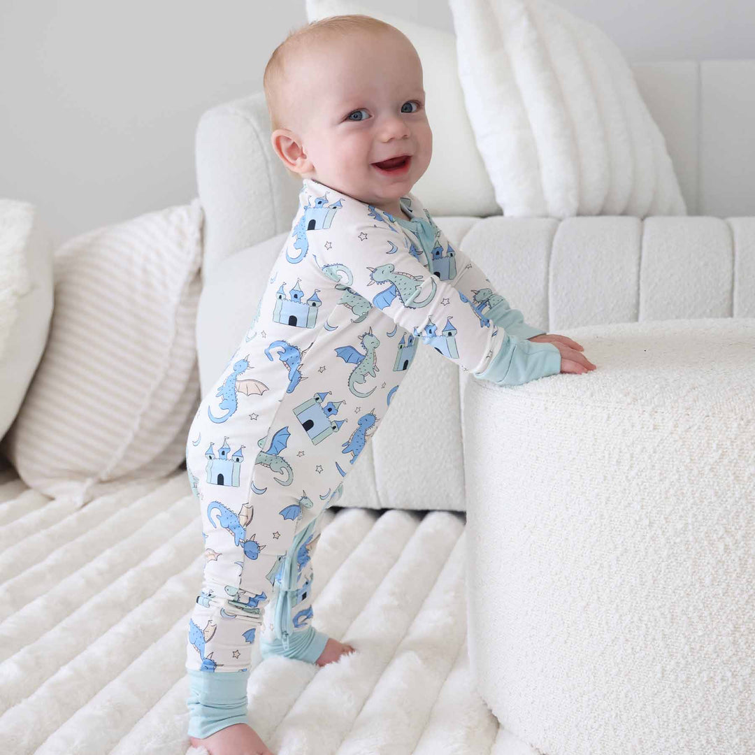 blue dragon adventure convertible zip romper 