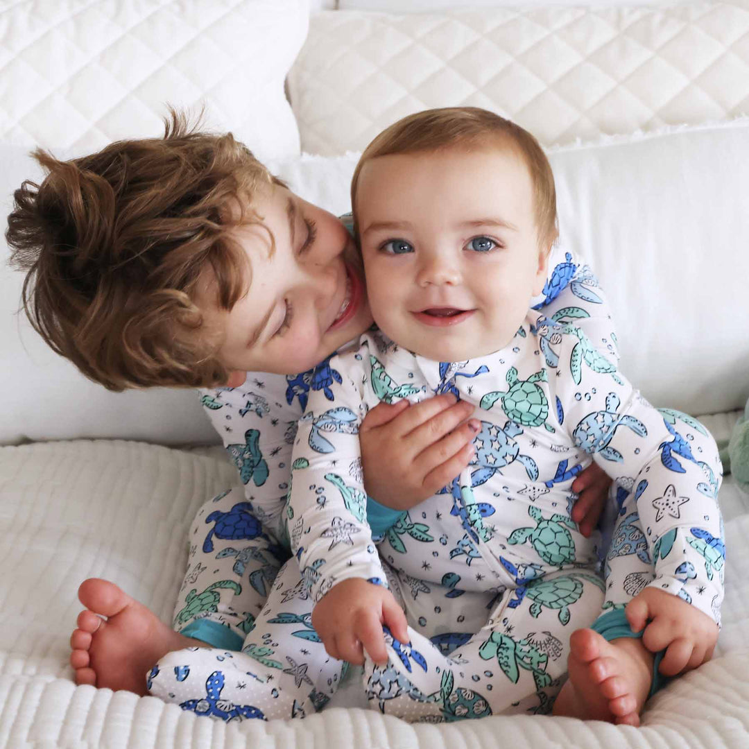 sea turtle kids pajamas