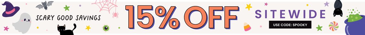 Caden Lane Halloween Early Access Banner.  "Scary good savings 15% OFF sitewide use code: SPOOKY" 
