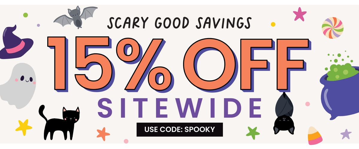 Caden Lane Halloween Early Access Banner.  "Scary good savings 15% OFF sitewide use code: SPOOKY" 