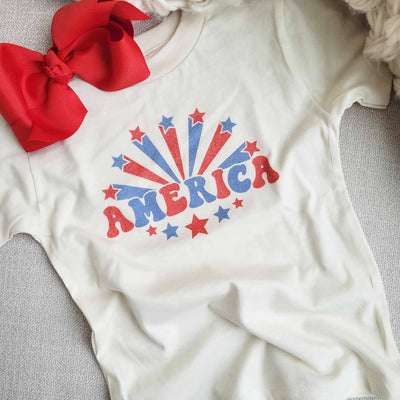 america 4th of july kids graphic tee 