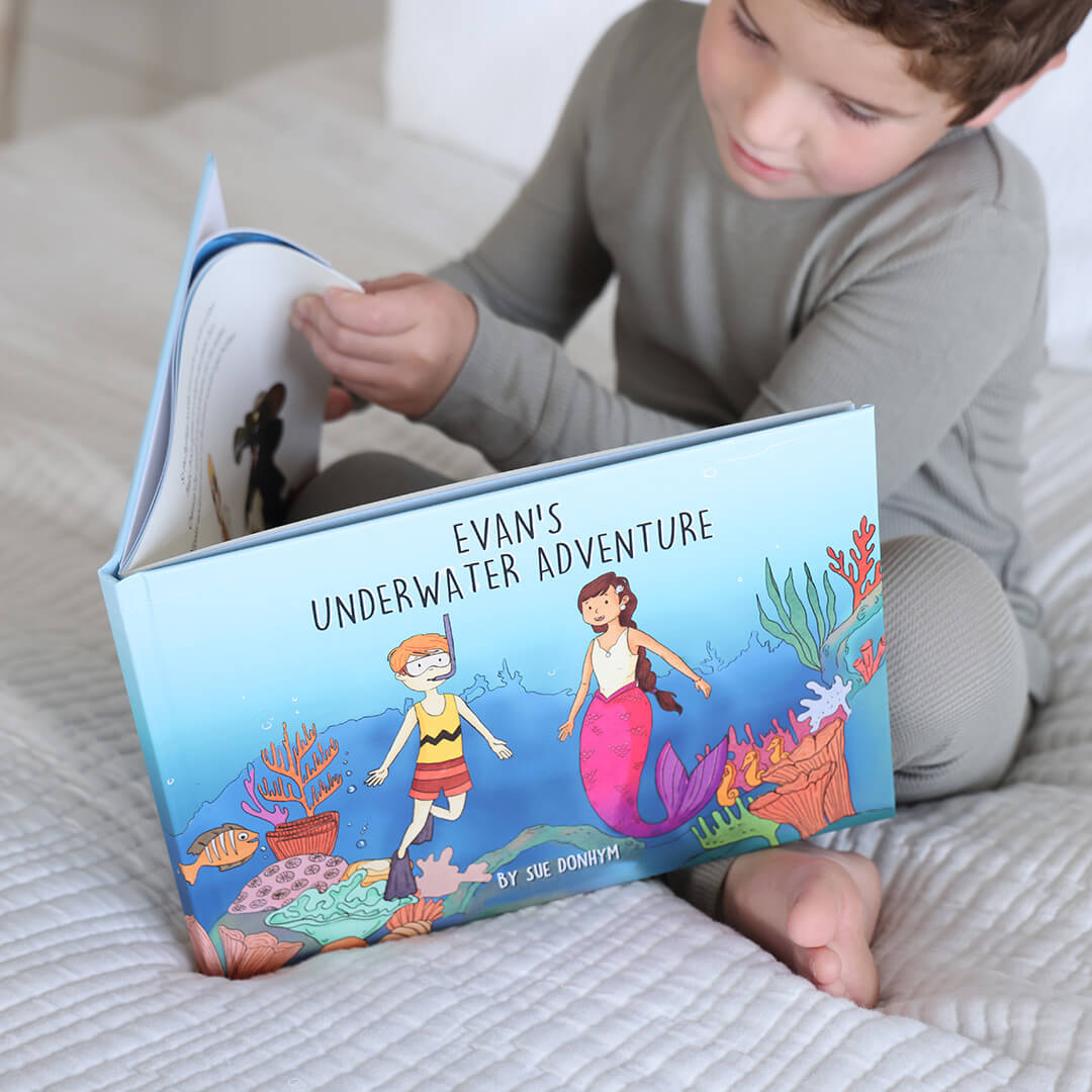 underwater adventure personalized book for kids 