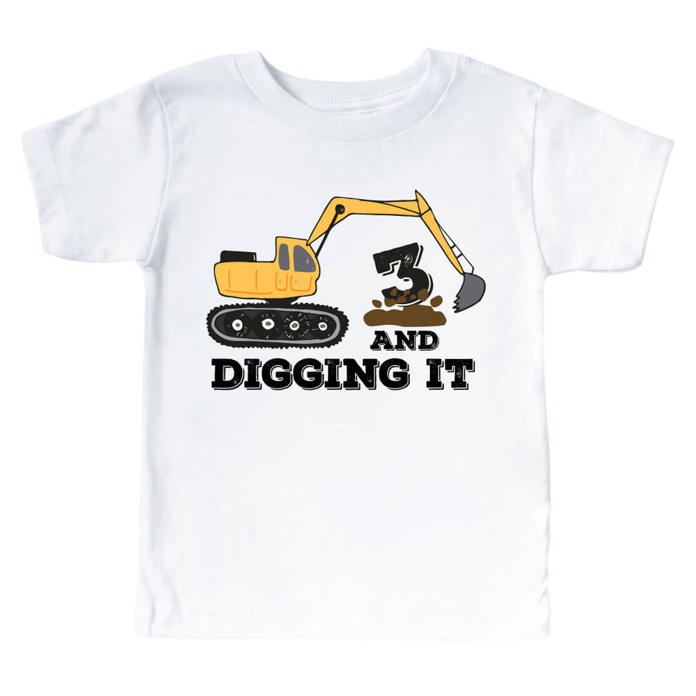 construction graphic tee for kids 