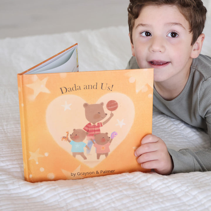 personalized book for dad by kids