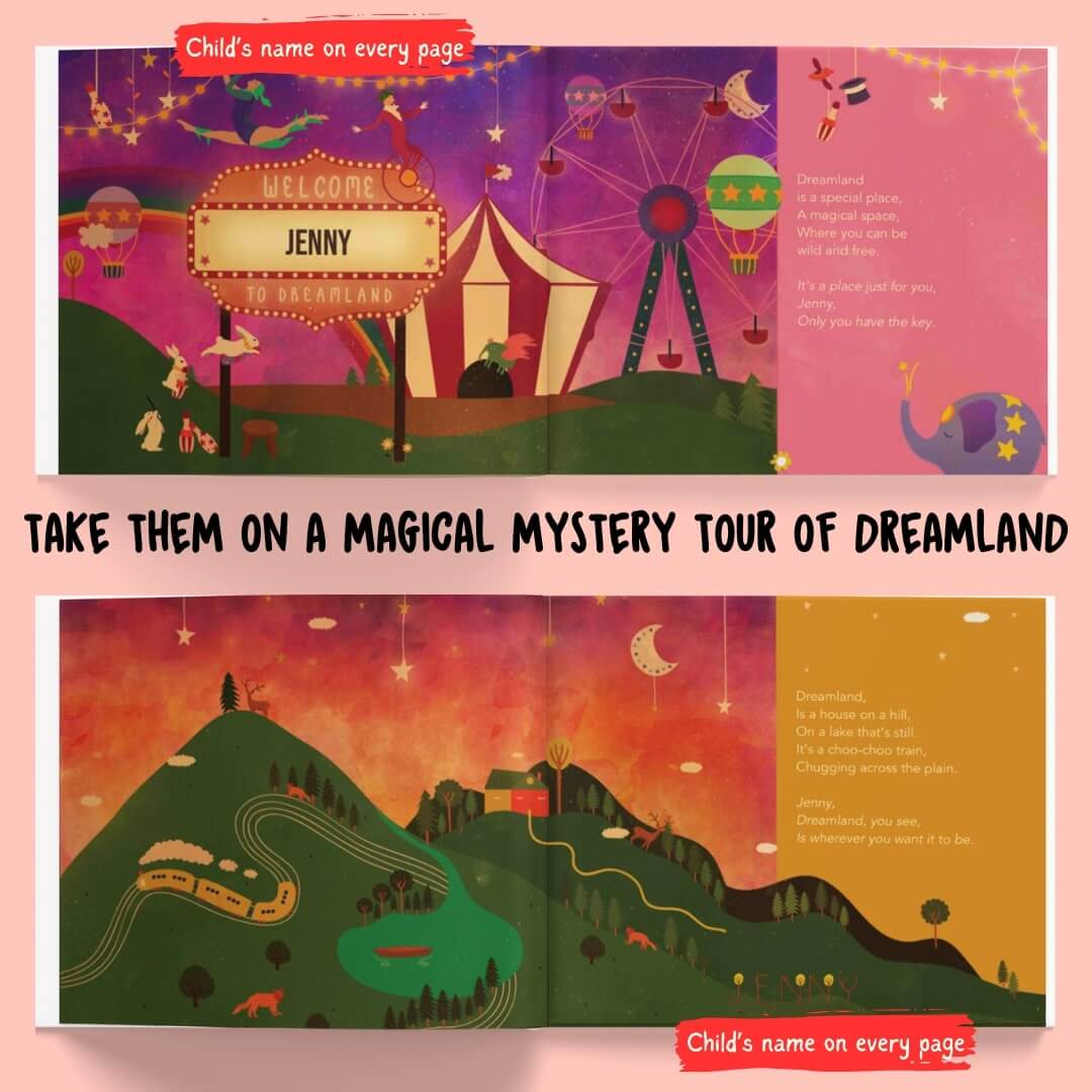 dreamland personalized kids book