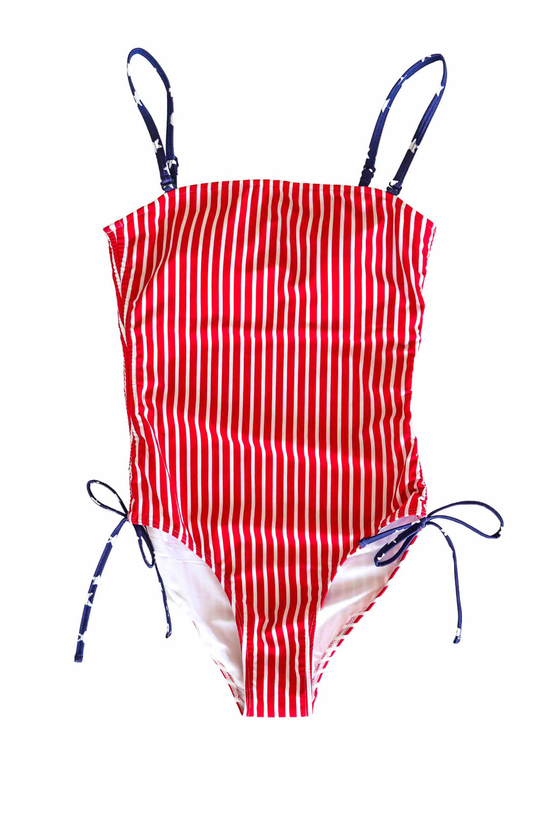 Stars & Stripes Party women's removable strap one piece swimsuit | American flag print | family matching USA swimwear | Caden Lane