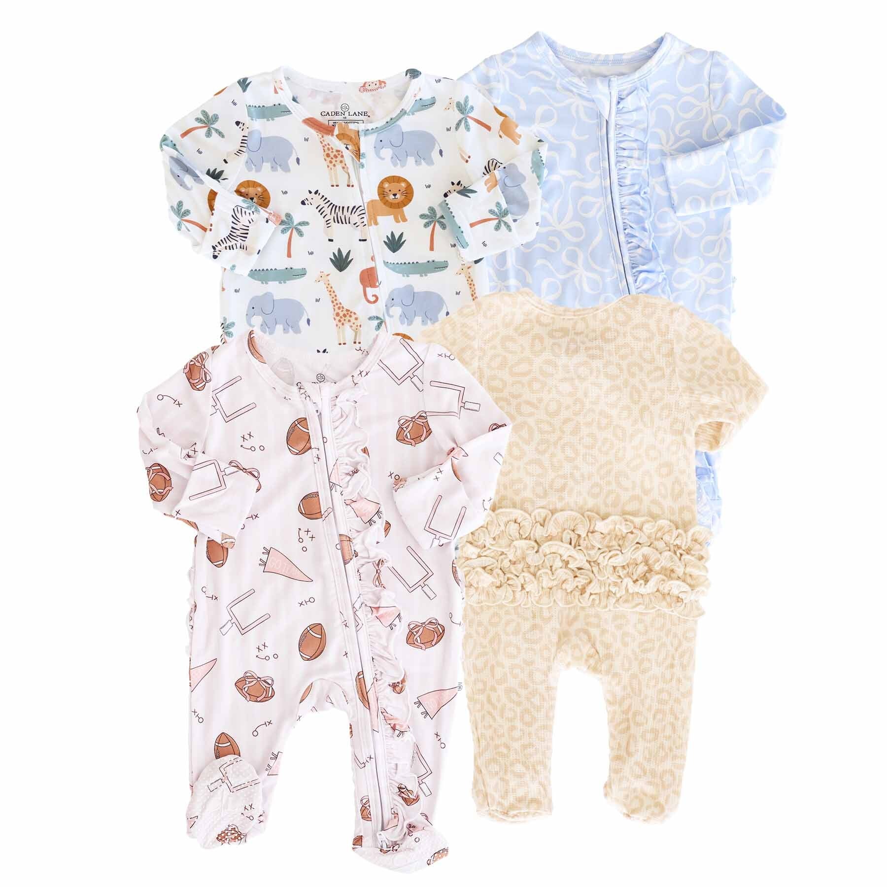 Girl Ruffle Zipper Footies | Best Sellers