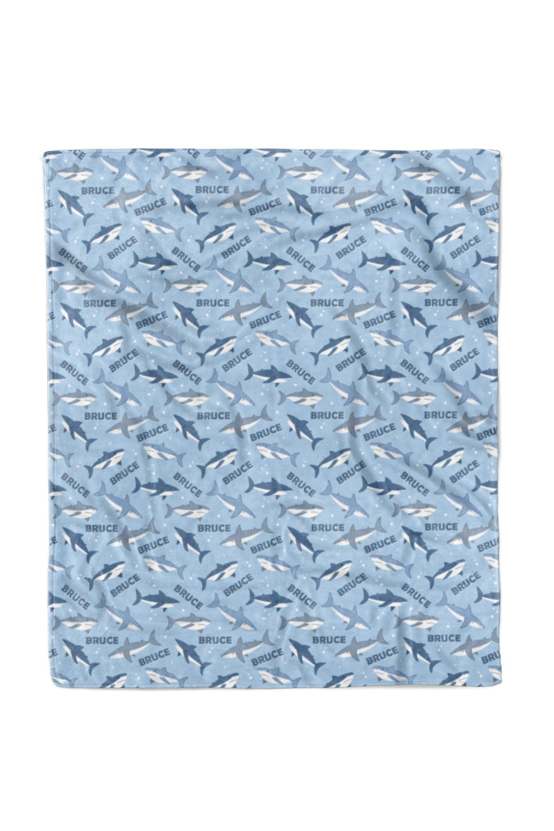 personalized fin friends blanket for kids