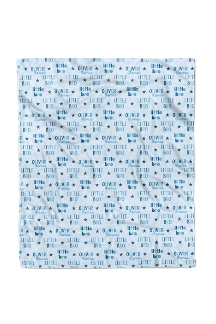 Little Bro Personalized Kids Blanket