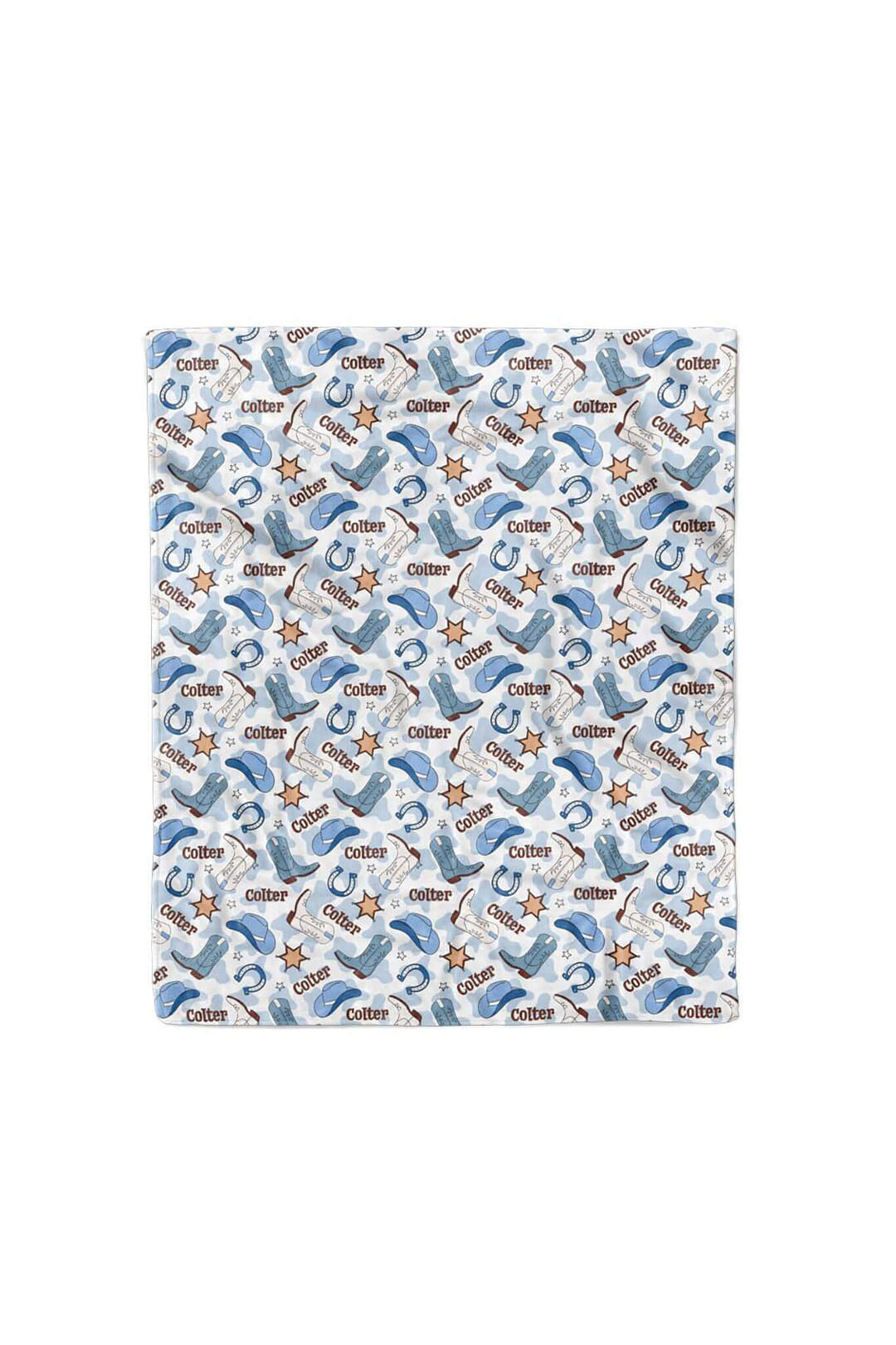 50 x 60 rodeo dreams personalized kids blanket for boys 