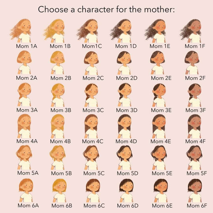 customizable mom character for book 