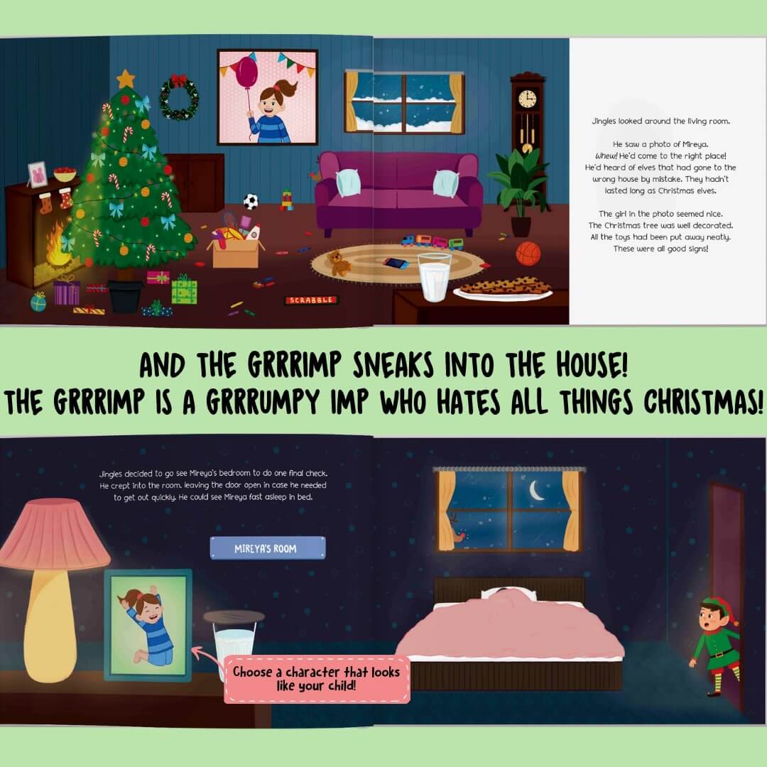 personalized christmas book for kids 