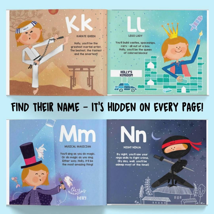 kids personalized book about jobs