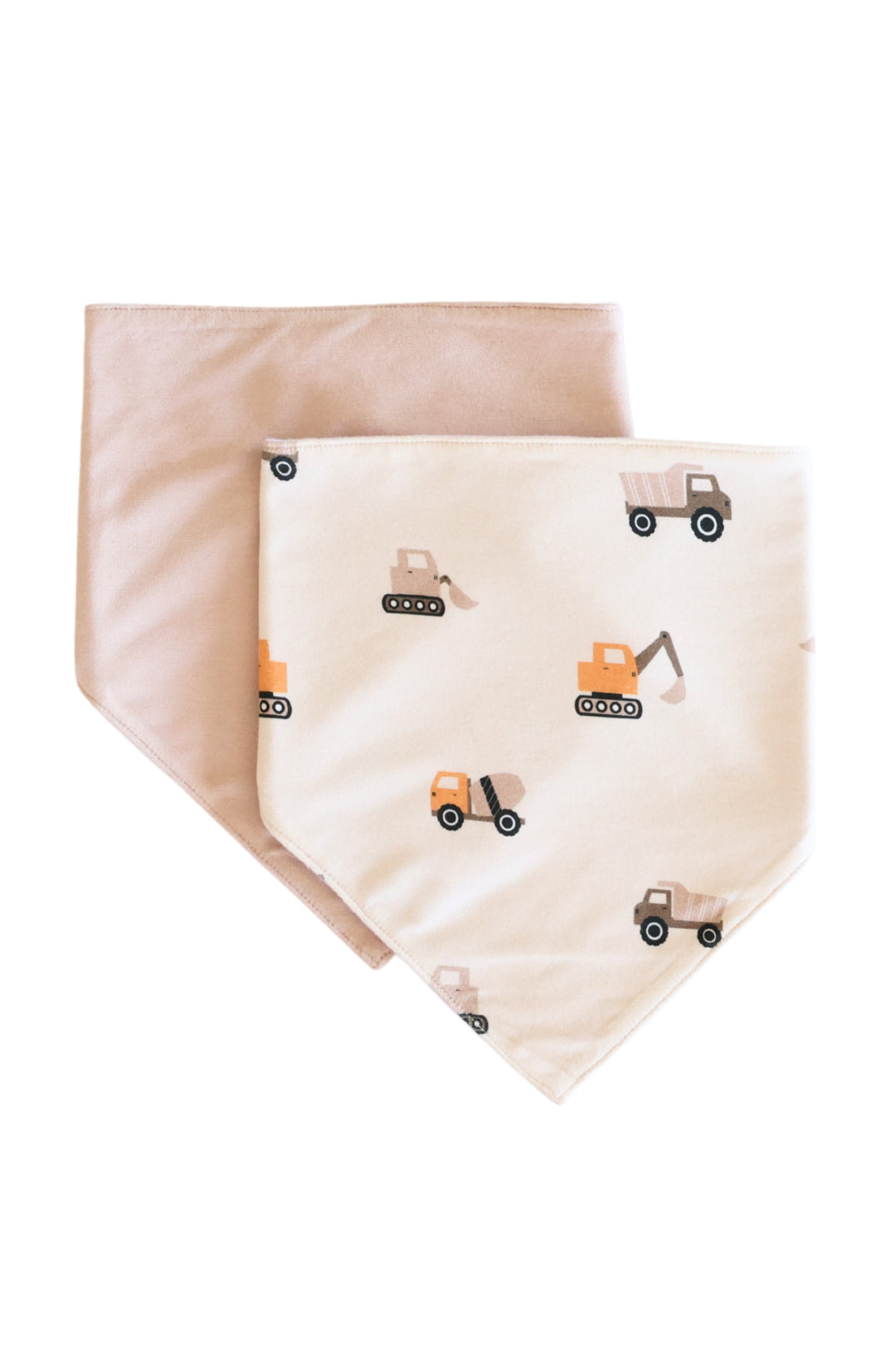 little builder 2pc bandana bib set 