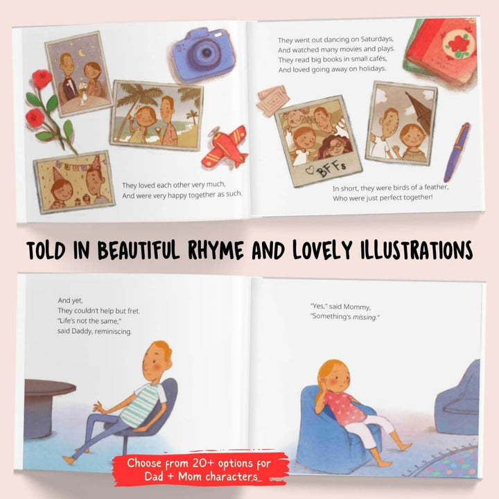 personalized book for babies and kids for their birth story