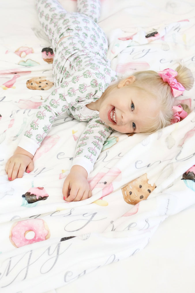 Bellas Bake Shop Personalized Blanket