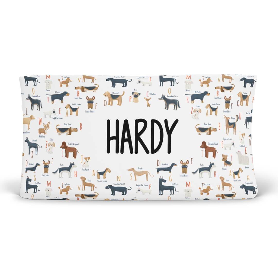 abc paw-ty personalized changing pad cover 