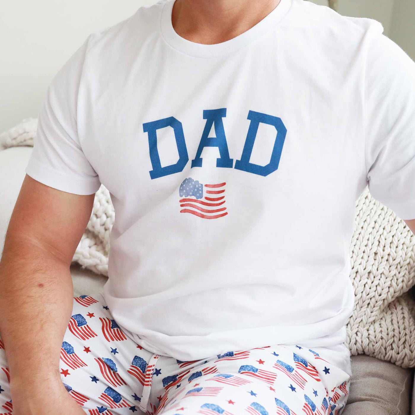 dad 4th of july graphic tee