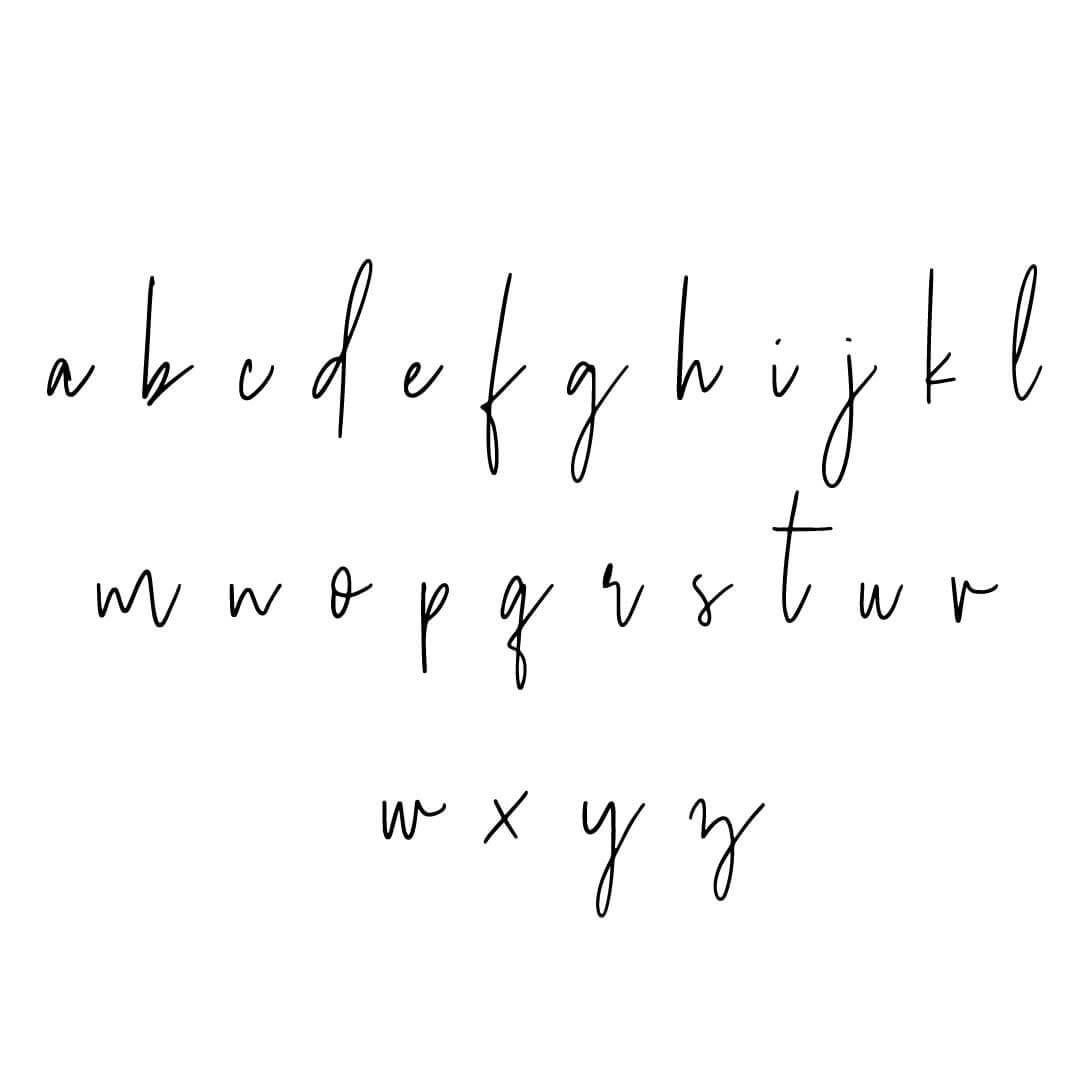 adelaide lowercase font
