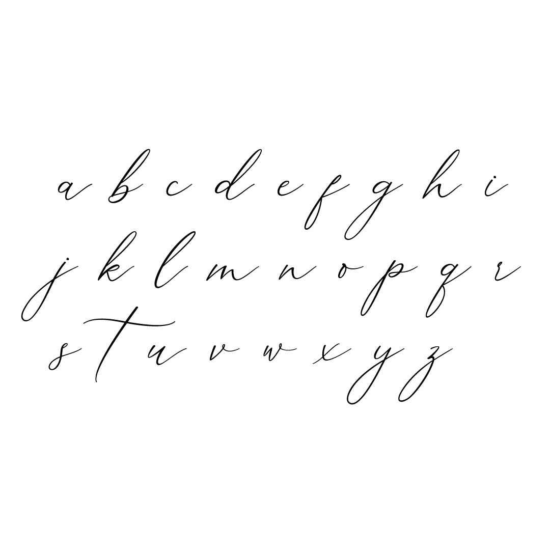 aerotis lowercase font