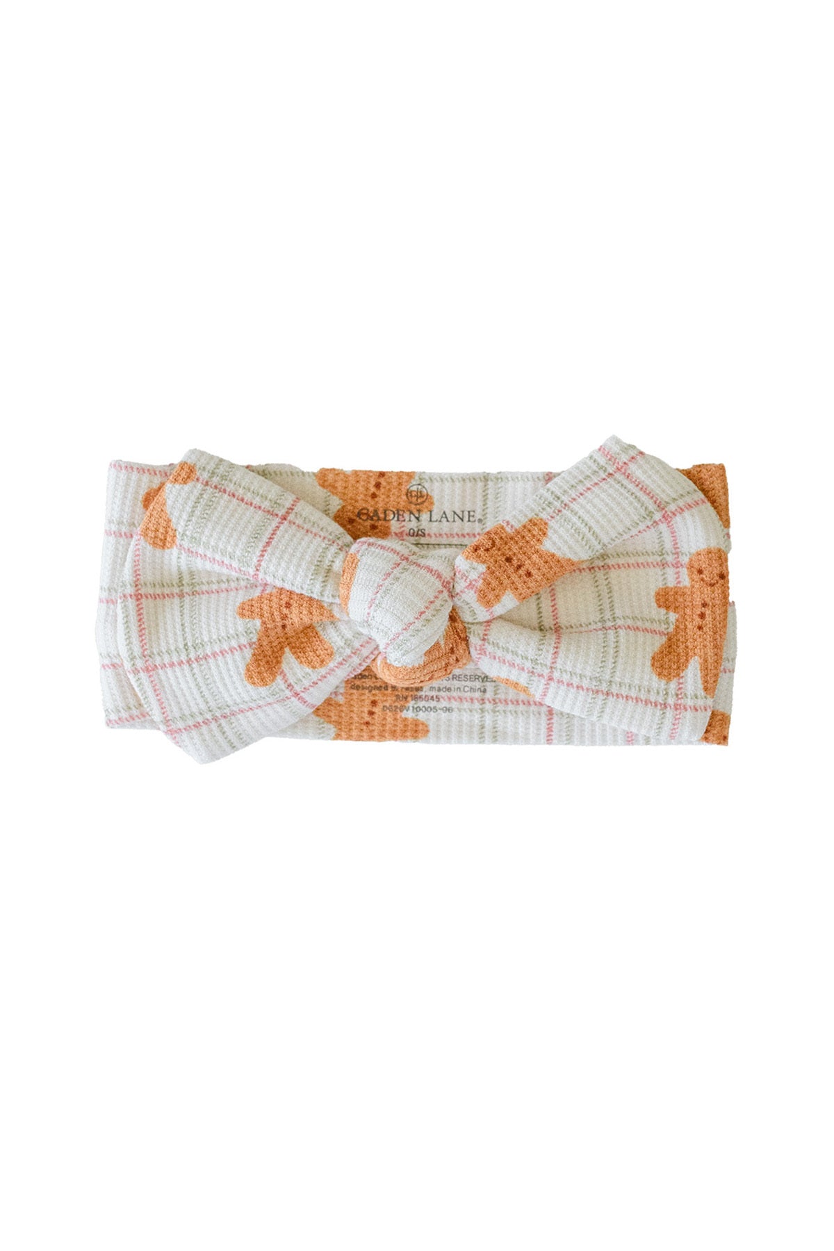 Christmas Waffle Knit Bow Headwrap | Gingersnap