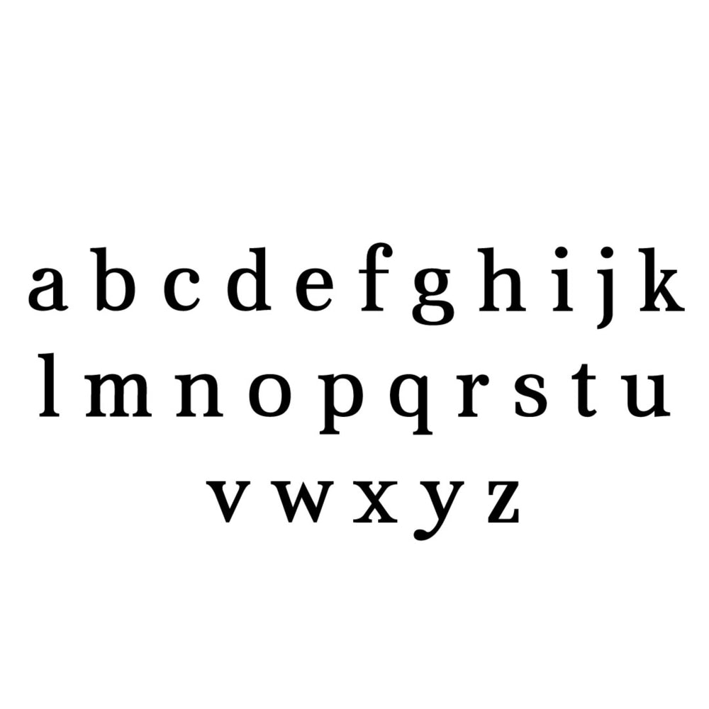 aver lowercase font