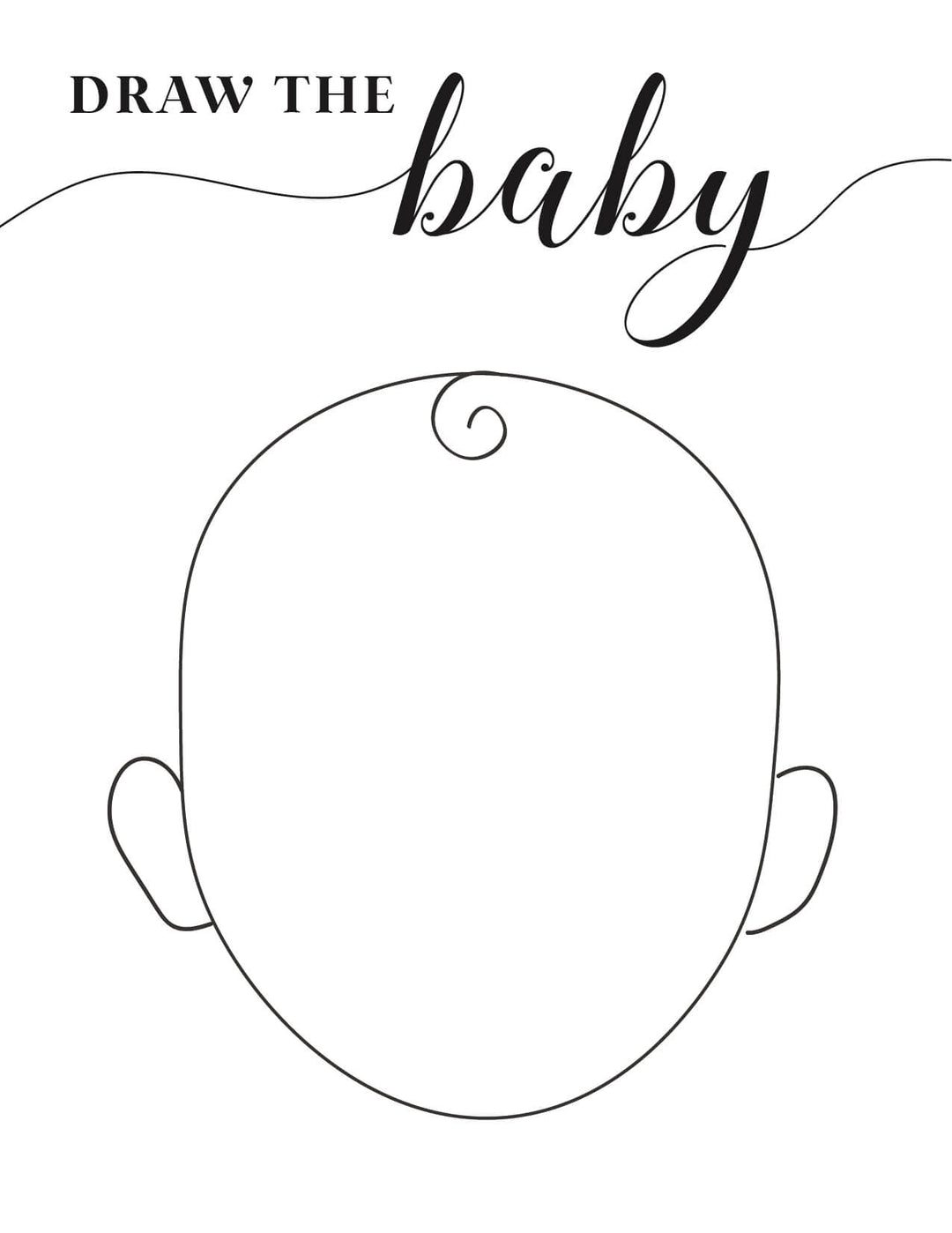 Baby Shower Games - Free Baby Shower Digital Download