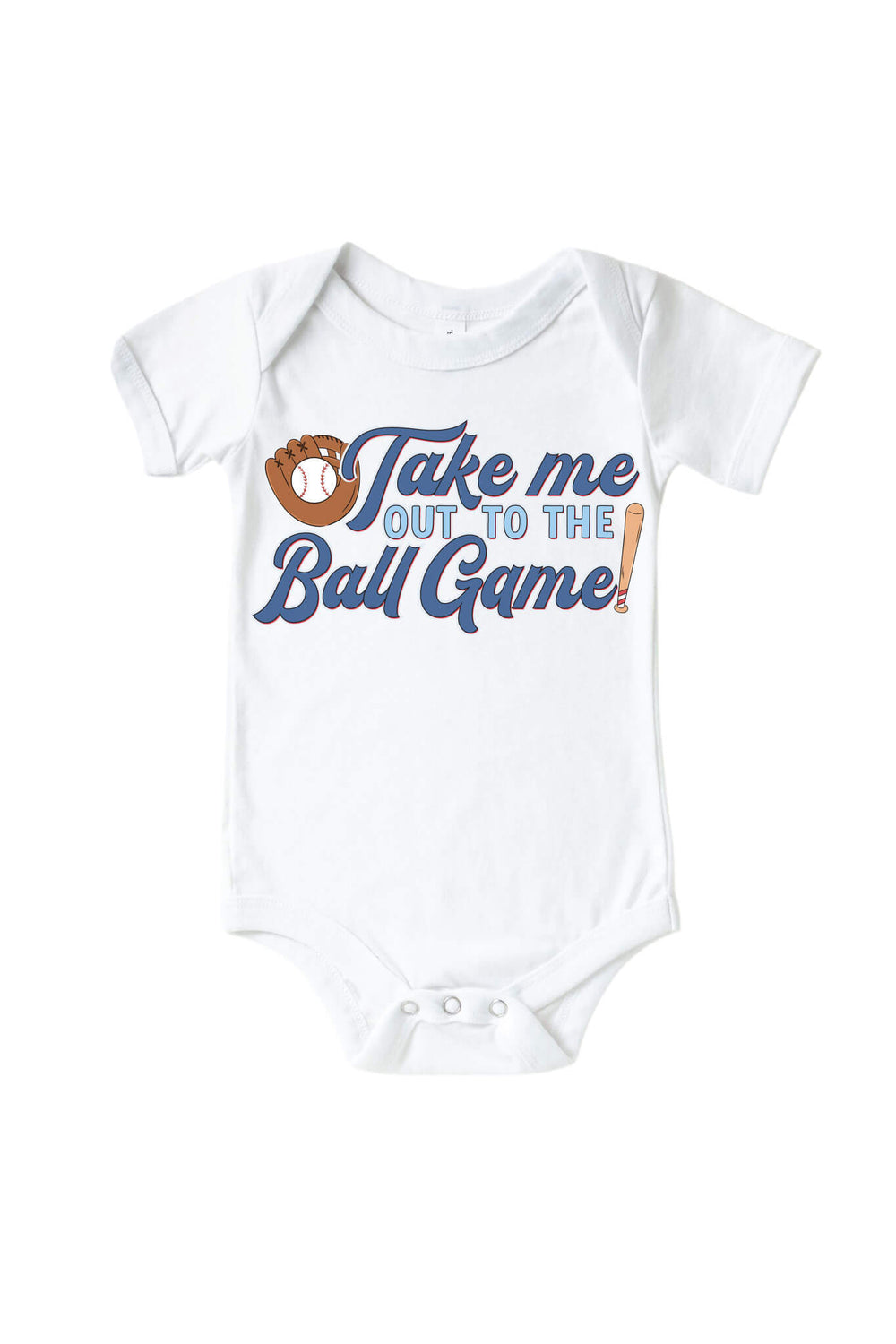 take me out to the ball game graphic bodysuit 