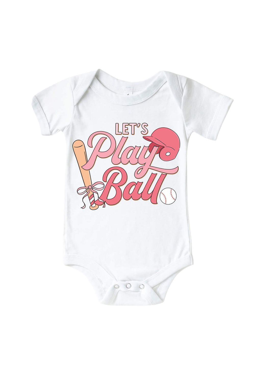 let's play ball graphic bodysuit 