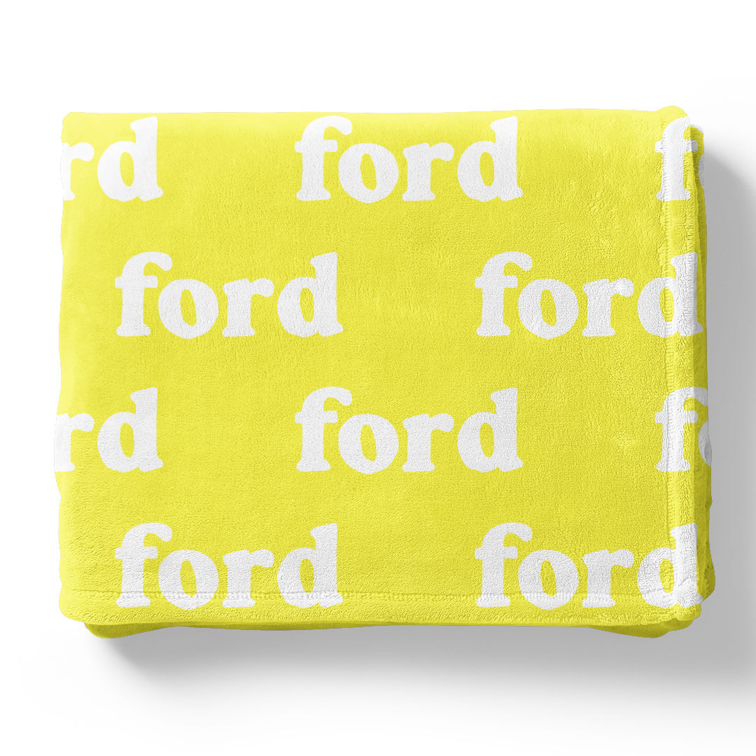 Personalized Color Blanket | Neon Lights