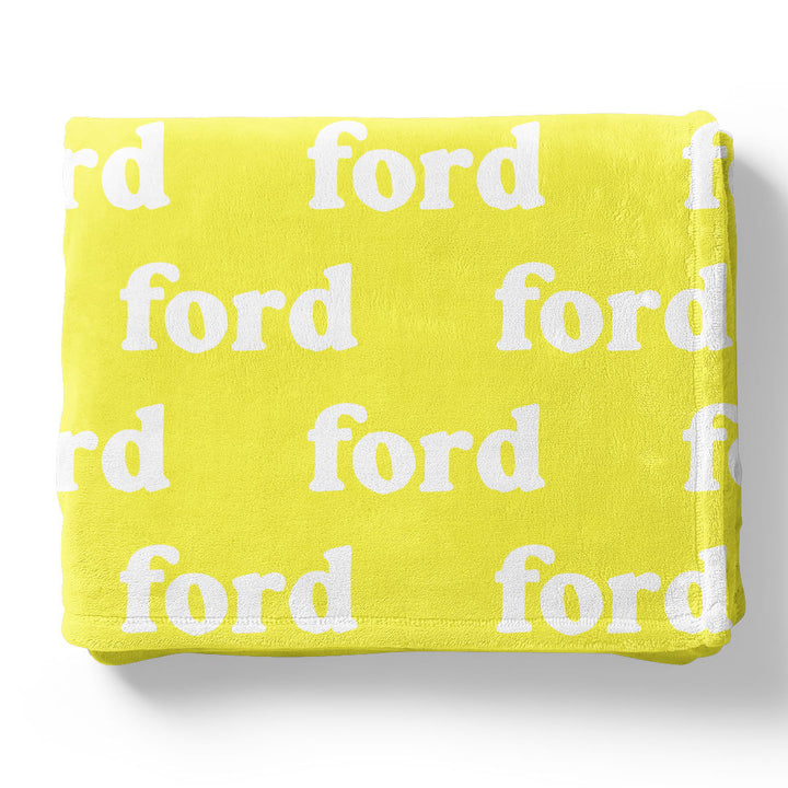 Personalized Color Blanket | Neon Lights