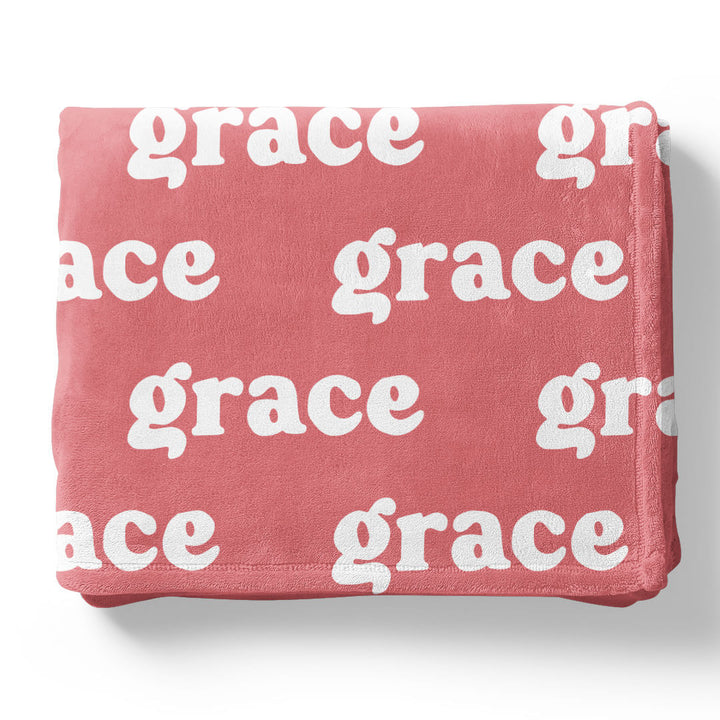 Rose Garden Personalized Color Blanket