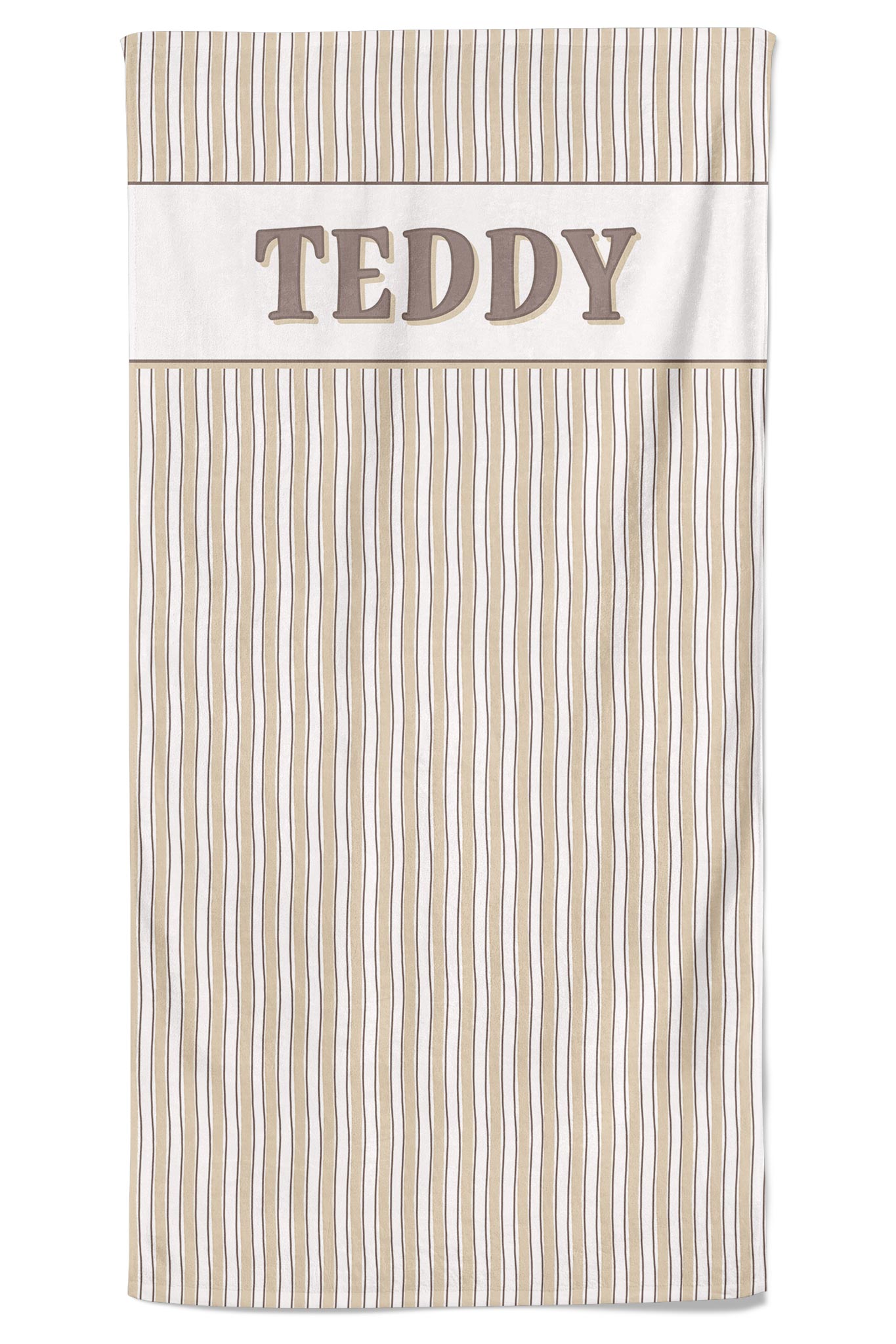 Personalized Pet Towel | Biscuit Stripe