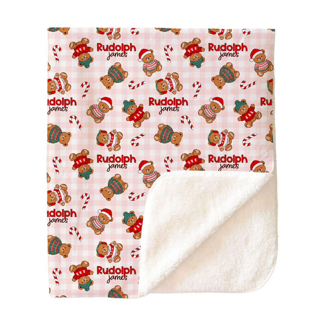 Christmas Personalized Kids Blankets