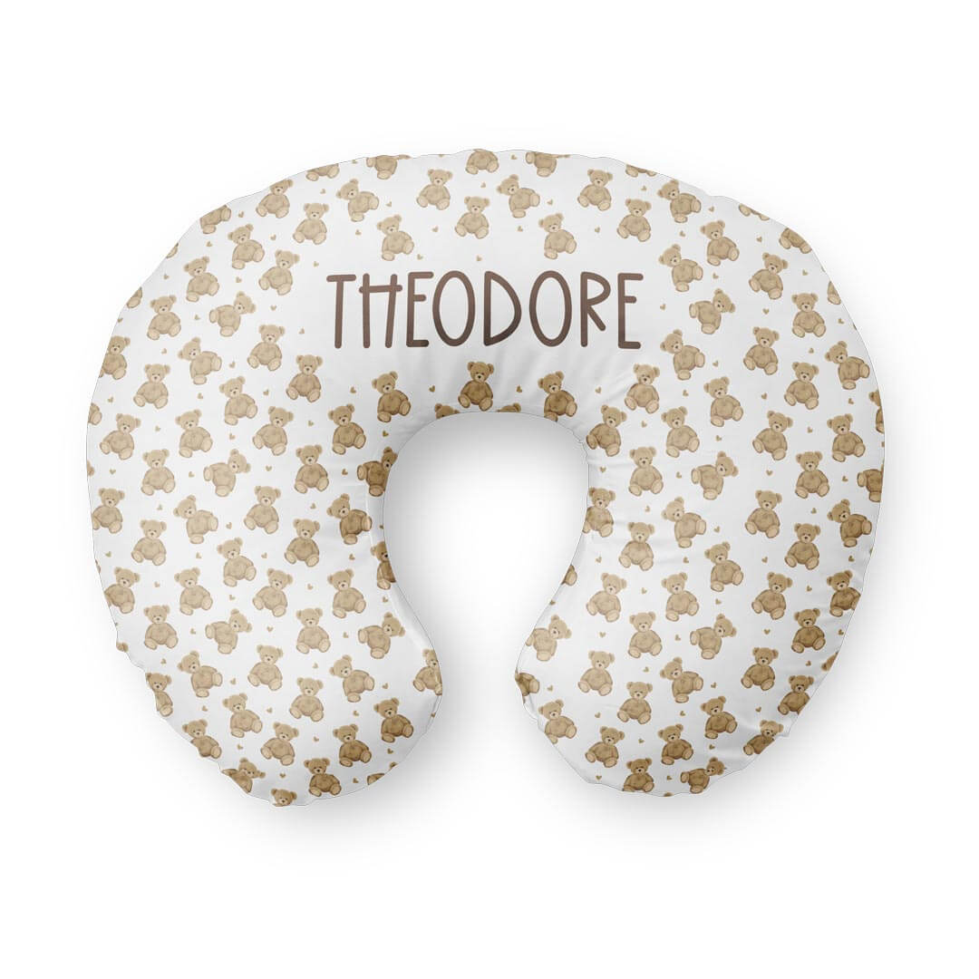 beary sweet personalized nursing pillow cover 