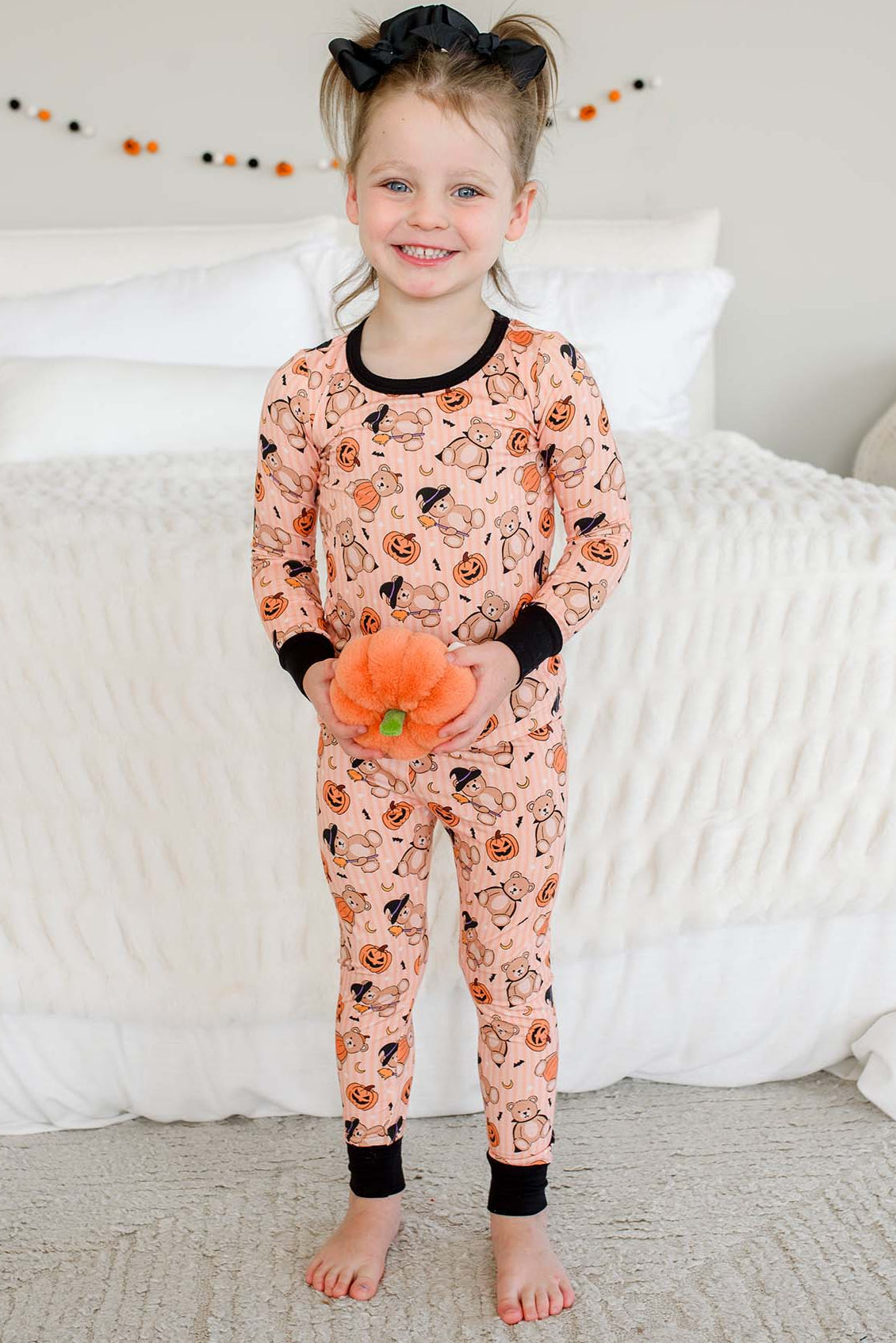 Halloween Two-Piece Bamboo Pajama Set | Beary Scary