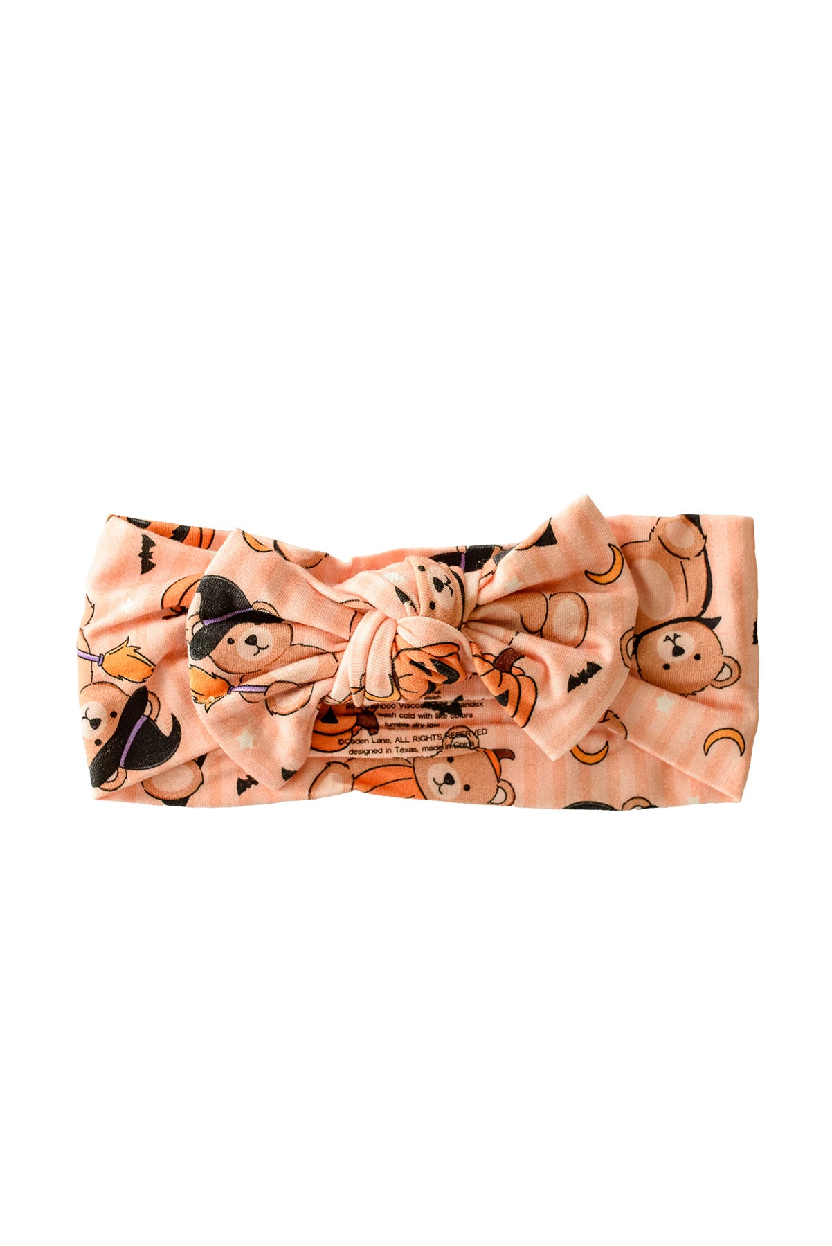 Halloween Knit Large Bow Headwrap | Beary Scary