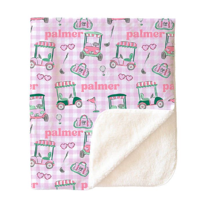 Birdie Babes Personalized Kids Blanket | Pink