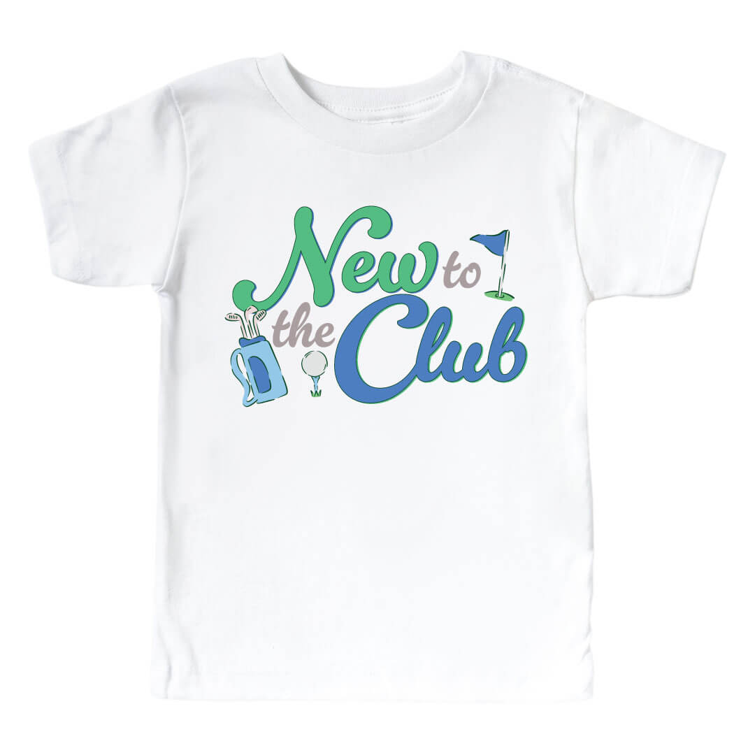birdie babes new to the club graphic tee for boys 