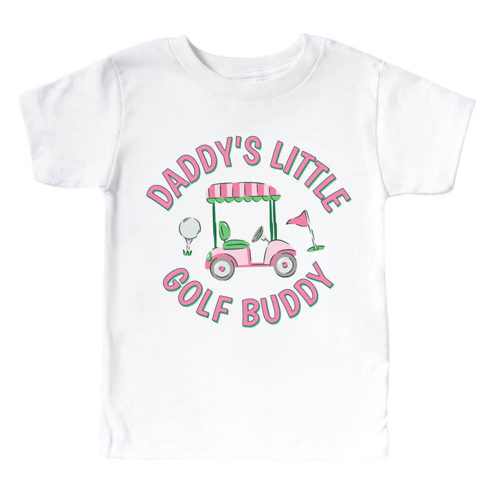 birdie babes pink golf graphic tee for girls 
