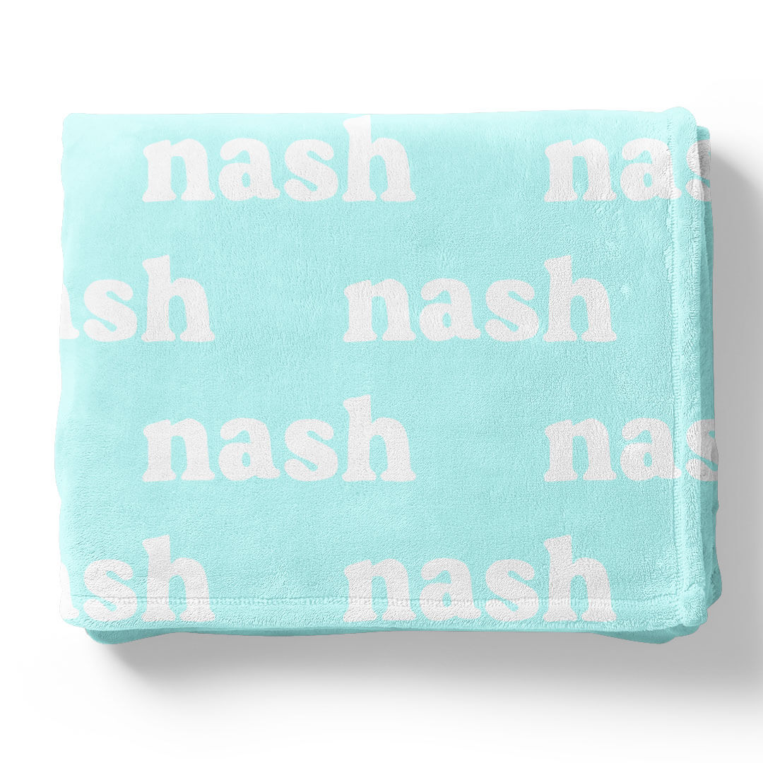 Personalized Color Blanket | Neon Lights