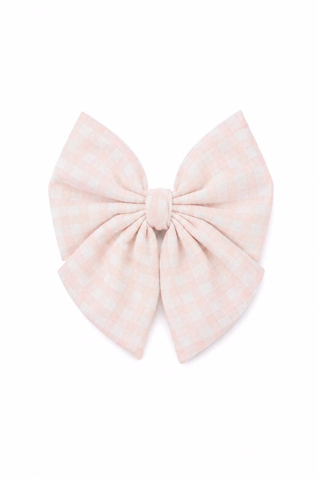 Pet Bow | Blush Gingham