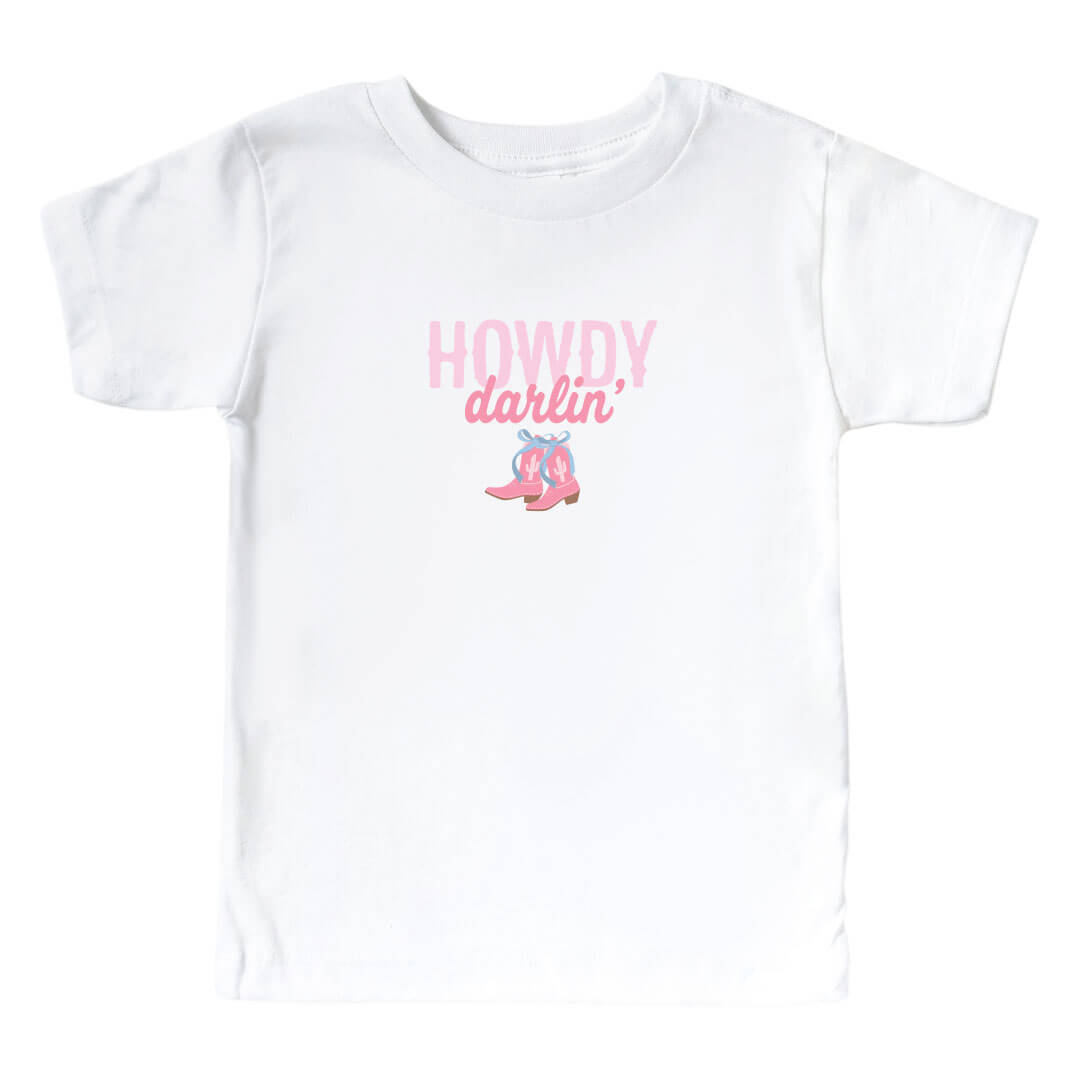 howdy darlin' kids graphic tee