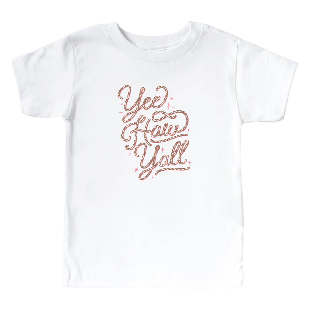 yee haw y'all kids graphic tee