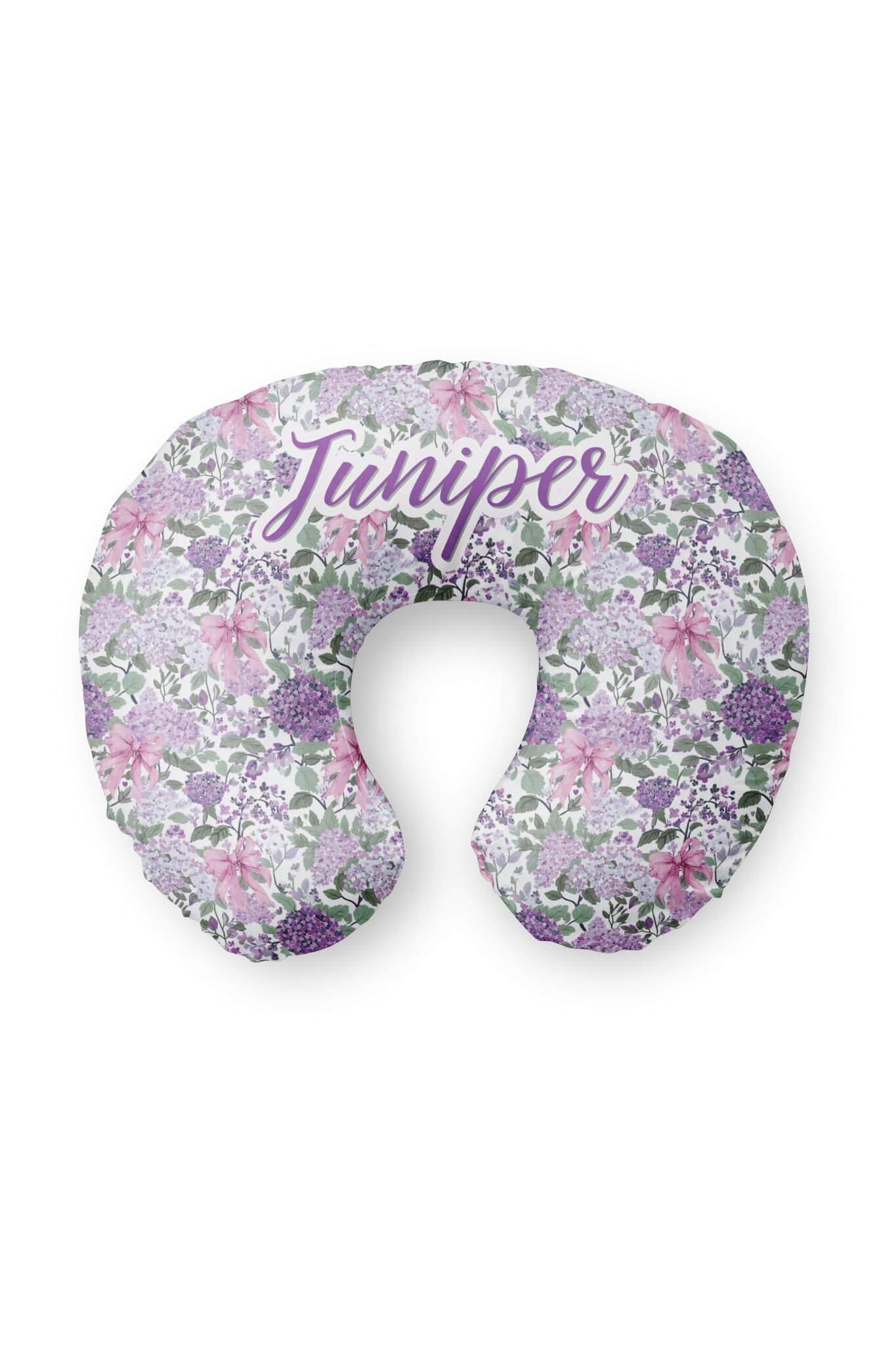 Personalized Nursing Pillow Covers | Lavender Lullaby
