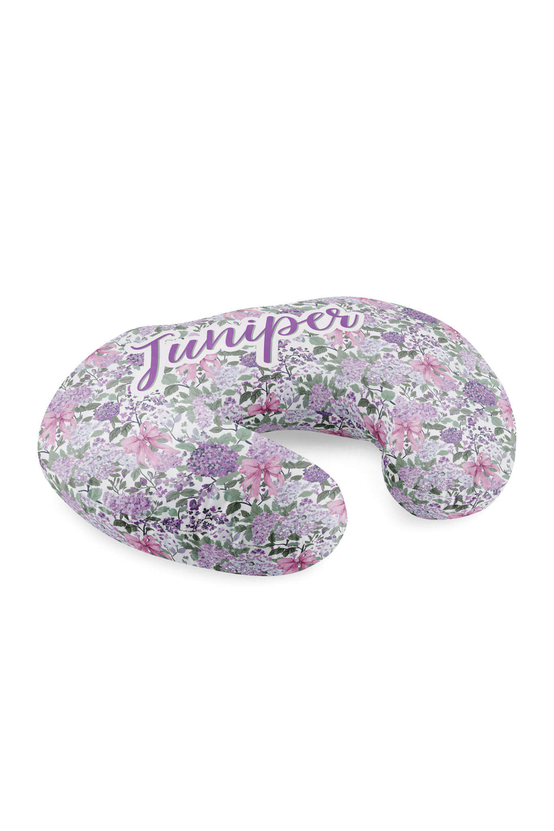 lavender lullaby personalized nursing pillow cover 