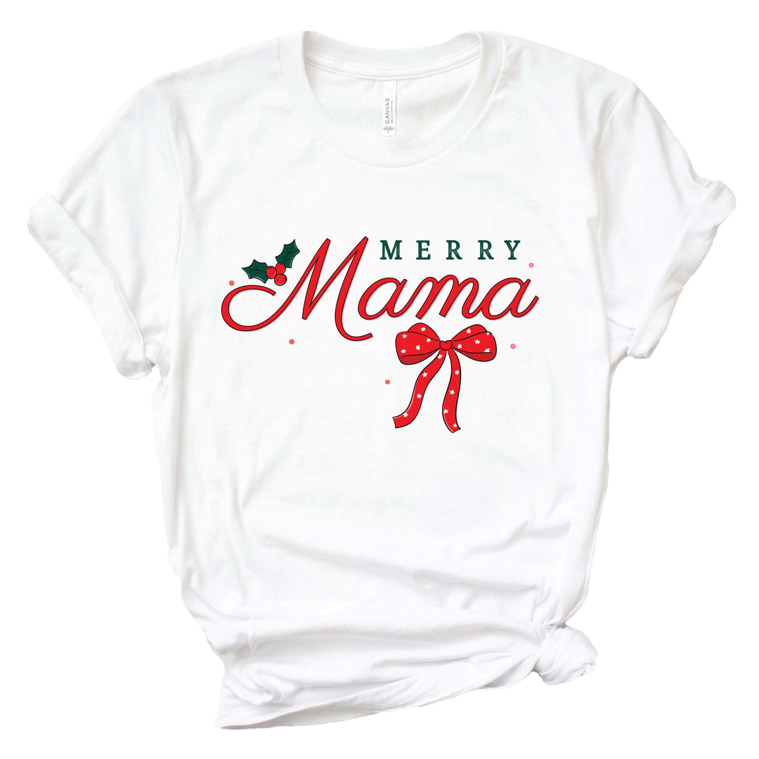 merry mama graphic tee for women
