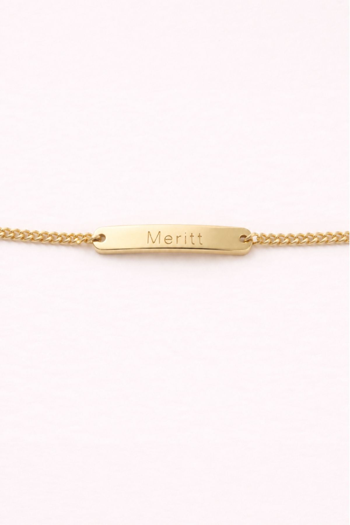 Engraved Bar Bracelet